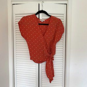 Madewell Wrap Blouse Size XS